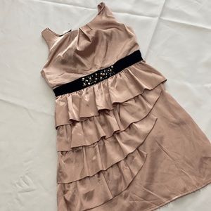 Formal satin dress little girl dress